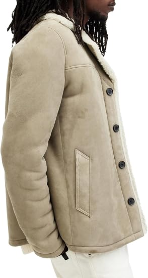AllSaints Men's Paulson Leather Coat