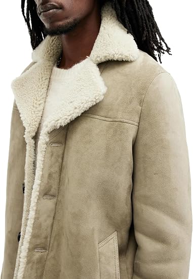 AllSaints Men's Paulson Leather Coat
